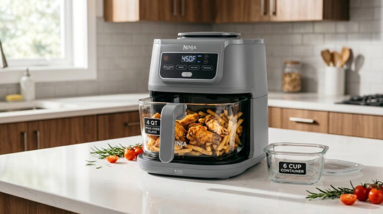 Ninja Crispi Glass Air Fryer FN101GY: An In-Depth Look at Features and Function